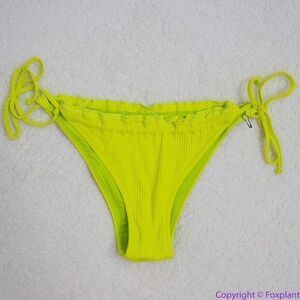 NEW Its Now Cool x free people the frill tri‎ eco neon bikini bottom, M